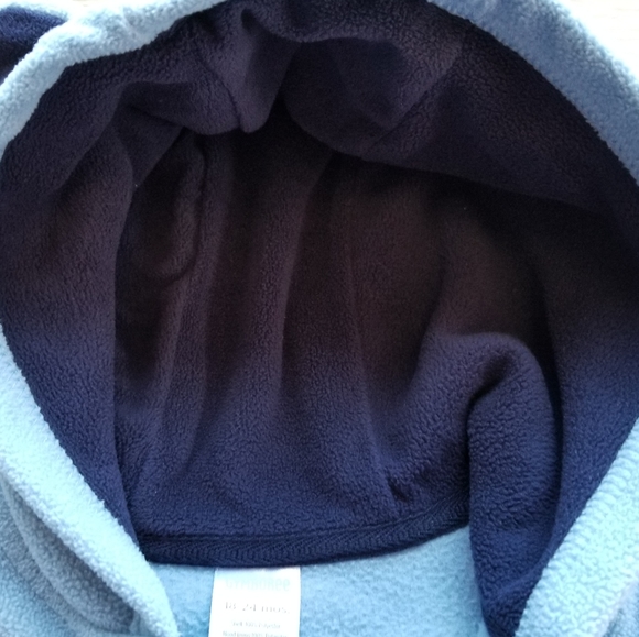 2011 vguc Gymboree 18-24 months fleece zip-up hoodie "Snow Bear" line - Picture 5 of 7